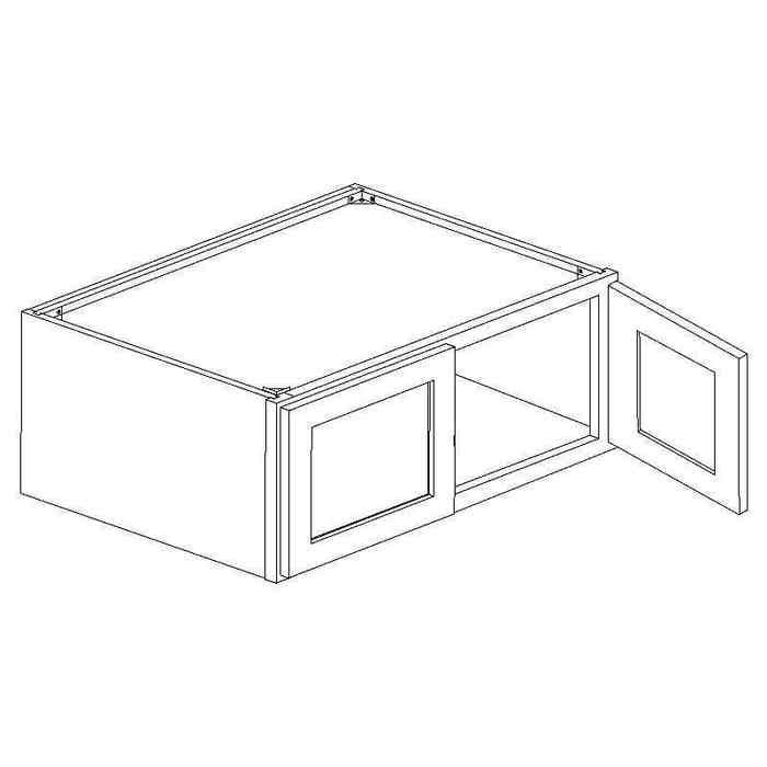 Key Largo White Wall Cabinet 33"W x 12"H x 24"D