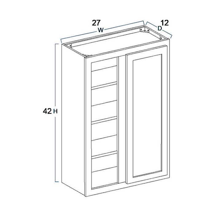 Wall Blind Corner Cabinet 27" x 42"