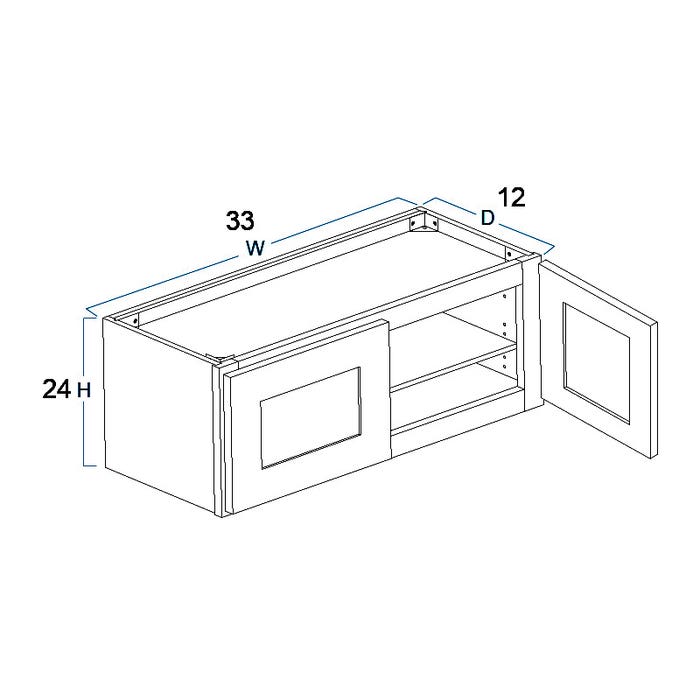 Wall Cabinet 33" x 24"
