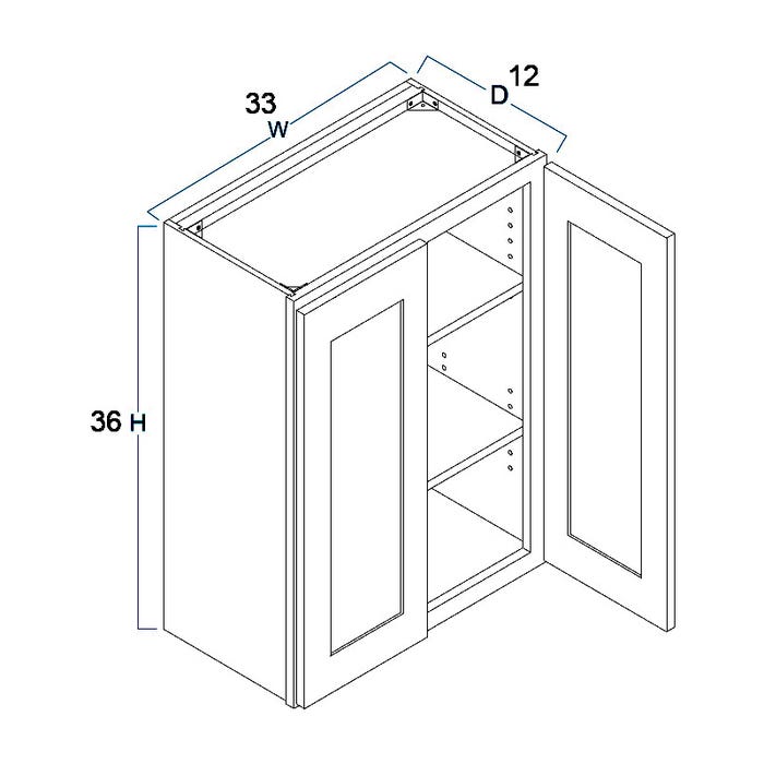 Wall Cabinet 33" x 36"