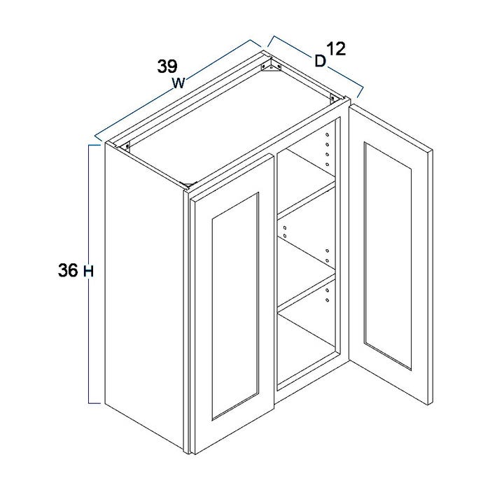 Wall Cabinet 39" x 36"