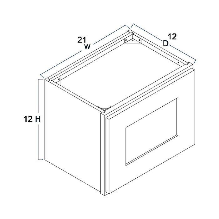 W2112 - Wall Cabinet 21" x 12"
