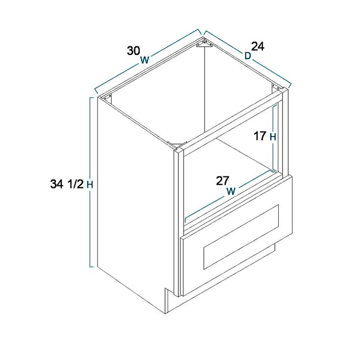 Microwave Base Cabinet 30"