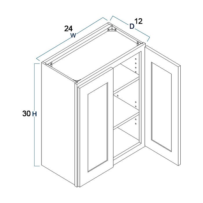 W2430 - Wall Cabinet 24" x 30"