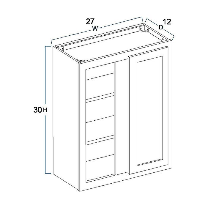 BLW2730 - Wall Blind Corner Wall Cabinet 27" x 30"
