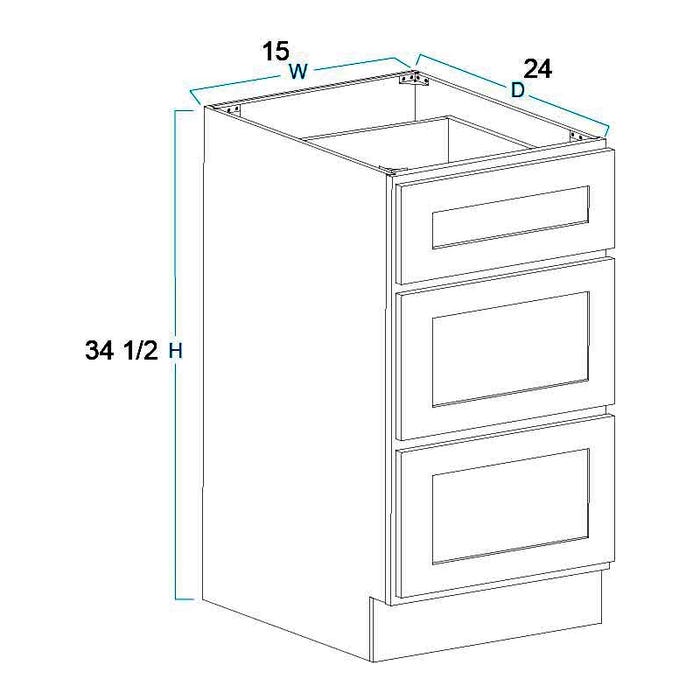 Drawer Base Cabinet 15"