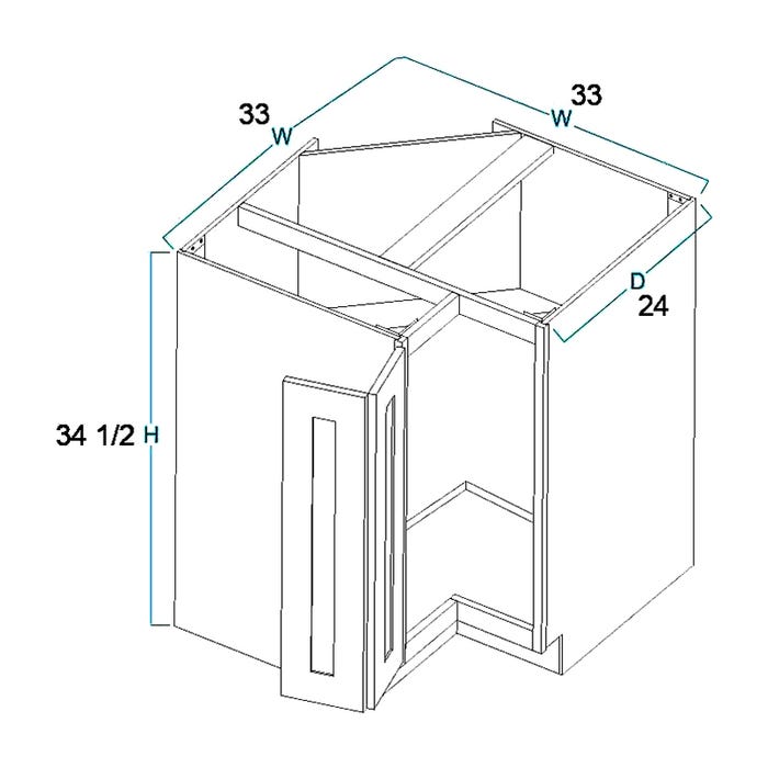 EZ Reach Base Corner Cabinet 33"