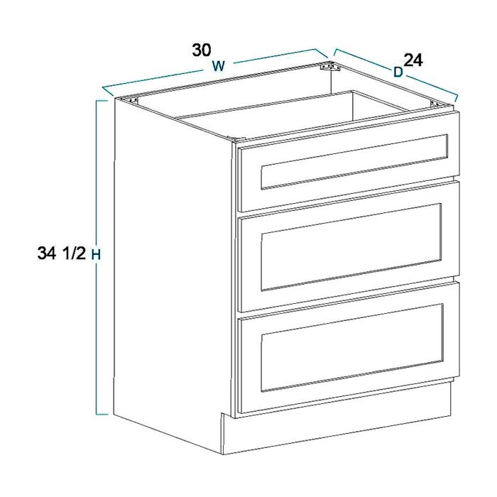 Drawer Base Cabinet 30"