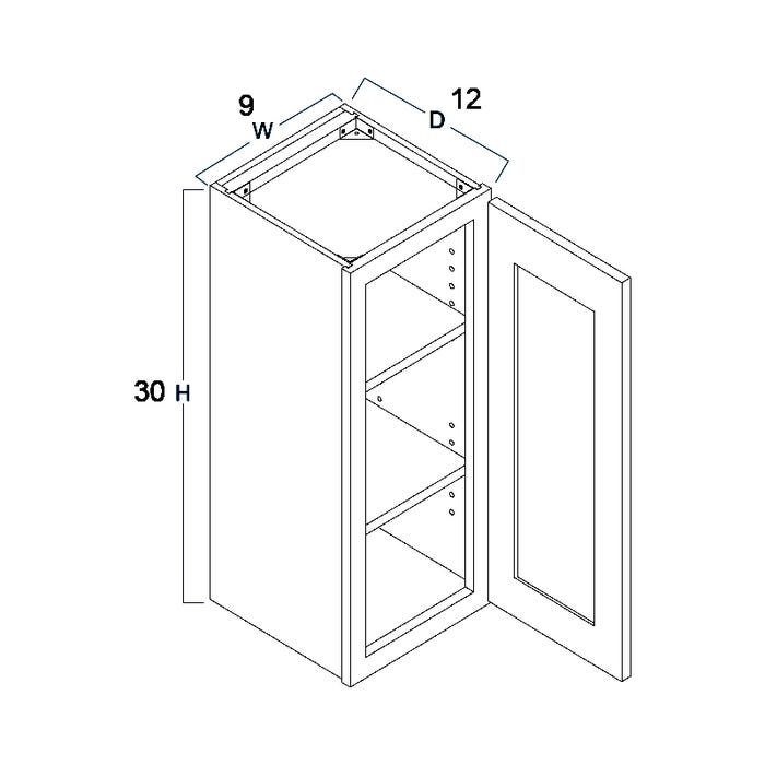 Wall Cabinet 9" x 30"