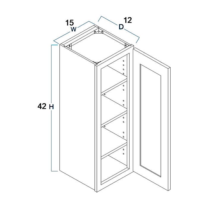 Wall Cabinet 15" x 42"