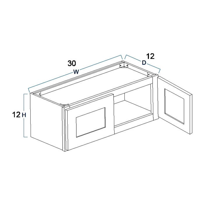 Wall Cabinet 30" x 12"