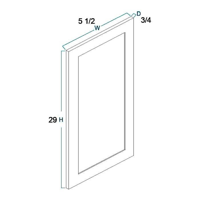 Wall Decorative Door Panel 5 1/2" x 29"