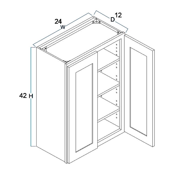 W2442 - Wall Cabinet 24" x 42"