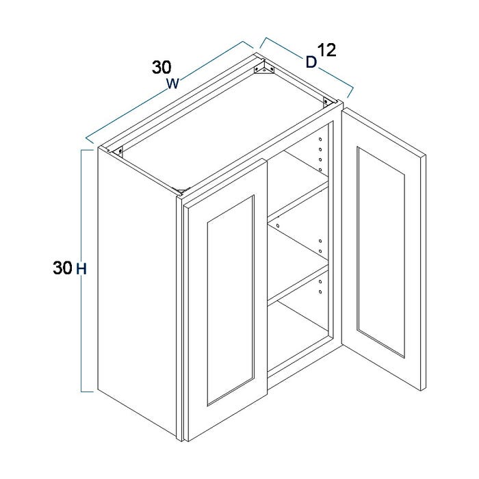 W3030 - Wall Cabinet 30" x 30"