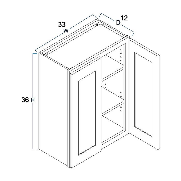 W3336 - Wall Cabinet 33" x 36"
