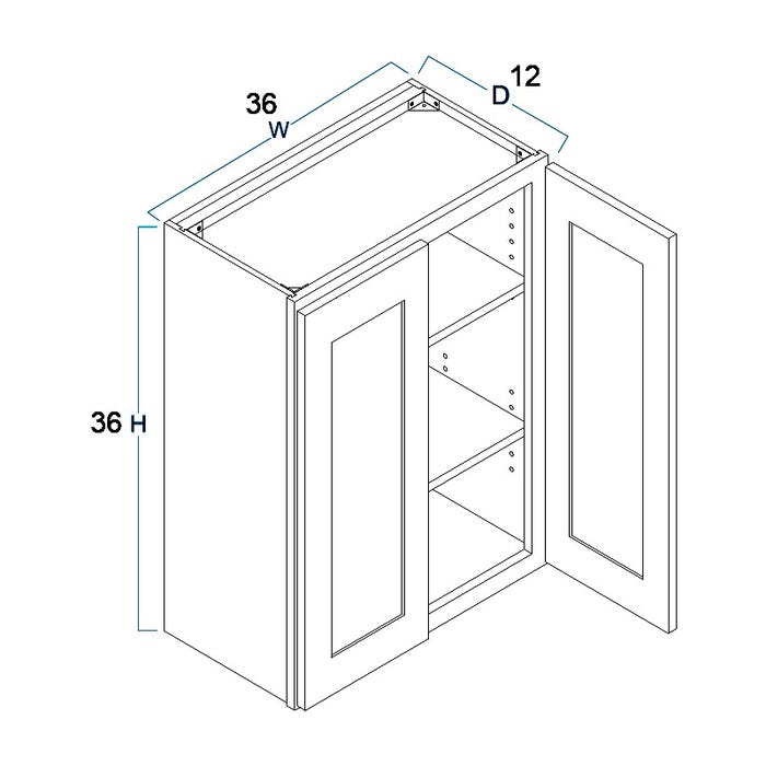 W3636 - Wall Cabinet 36" x 36"