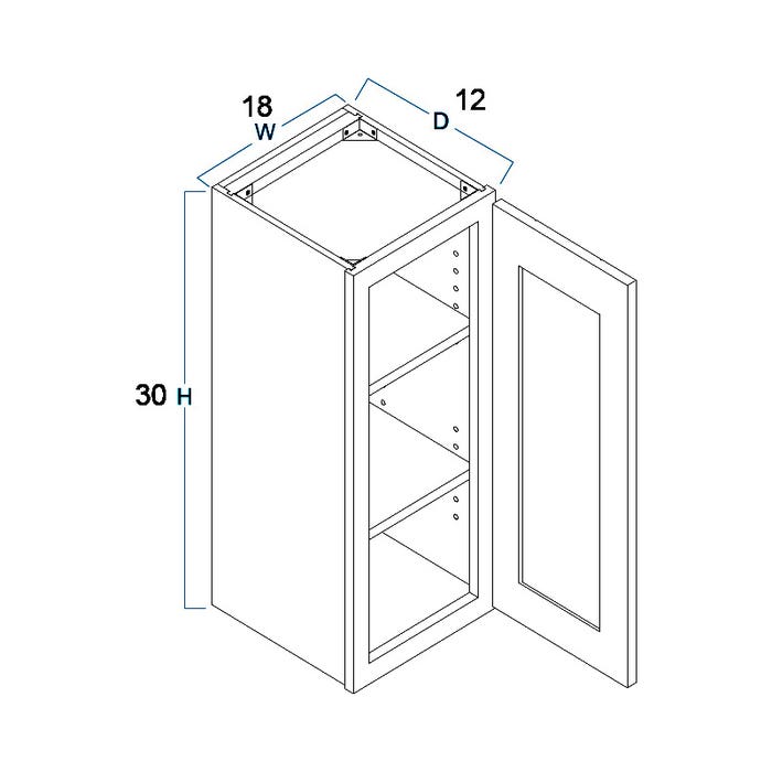 W1830 - Wall Cabinet 18" x 30"