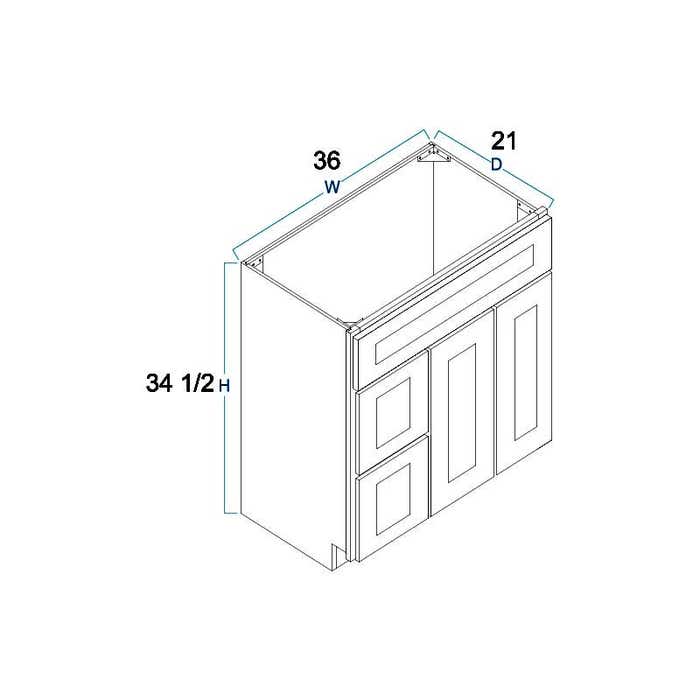 image_2-4440-1.jpg Vanity Sink Base Drawer Left Cabinet 36"