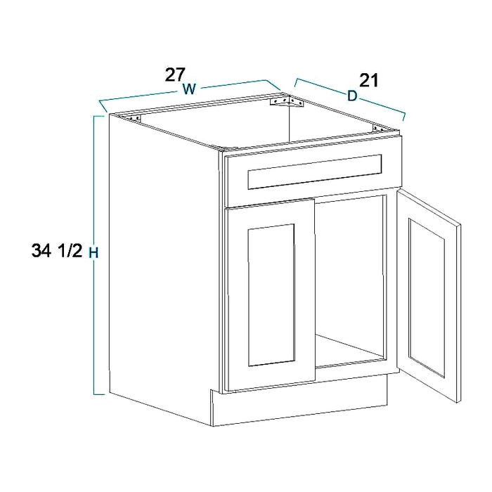 V2721 - Vanity Sink Base Cabinet 27"