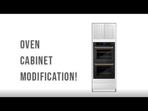 Craftsman White Shaker Oven Cabinet 33"W x 84"H