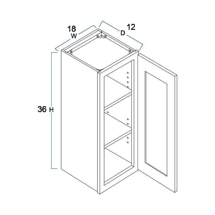 Wall Cabinet 18" x 36"