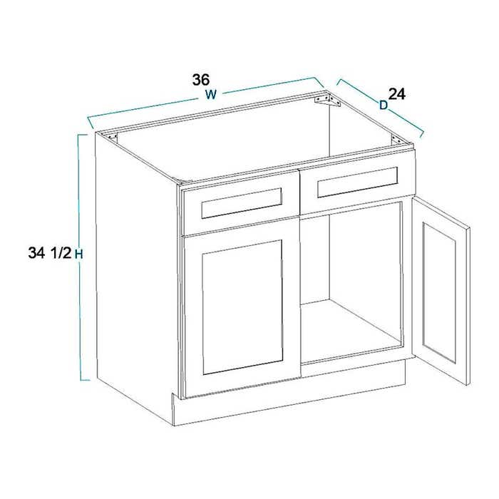 Sink Base Cabinet 36"