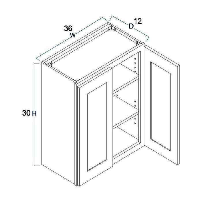 Wall Cabinet 36" x 30"