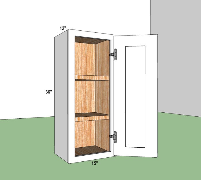 Wall Cabinet 15" x 36"