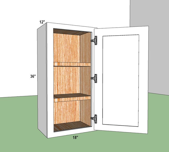 Wall Cabinet 18" x 36"
