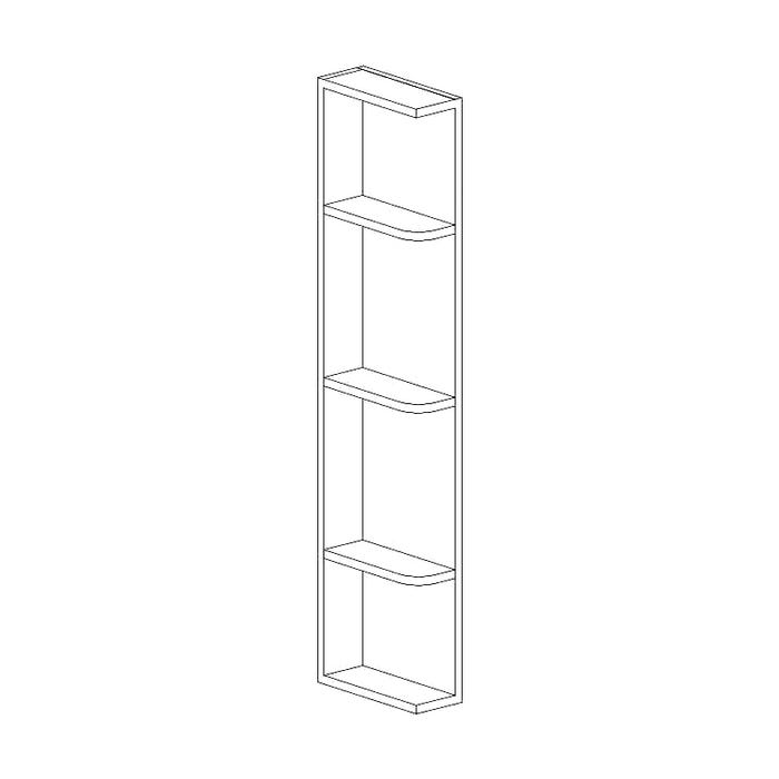 WESR642 - Wall End Shelf Cabinet 6" x 42"