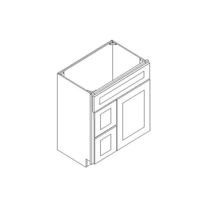 image_3-1222-1.jpg Vanity Sink Base Drawer Left Cabinet 30"