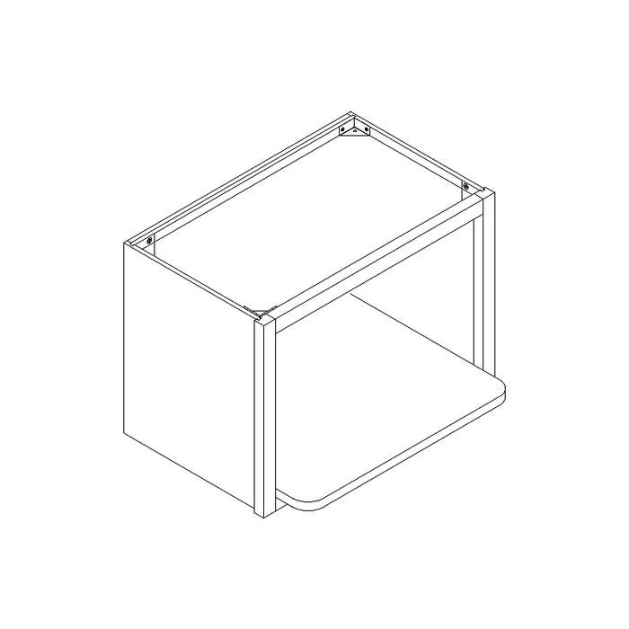 Wall Microwave Shelf Cabinet 30" x 18"