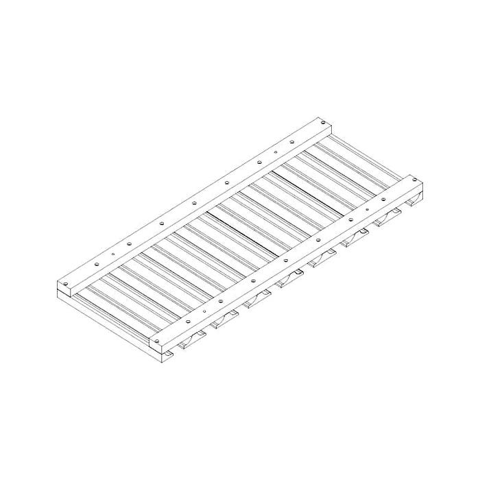 Charleston Cherry Under Cabinet Wine Glass Rack 30"