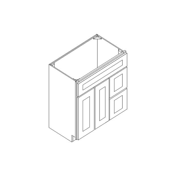 image_3-2109-1.jpg Vanity Sink Base Drawer Right Cabinet 36"
