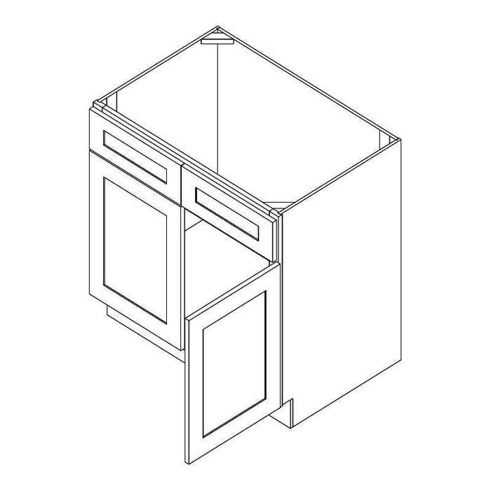 Shaker White Elite Sink Base Cabinet 39"W