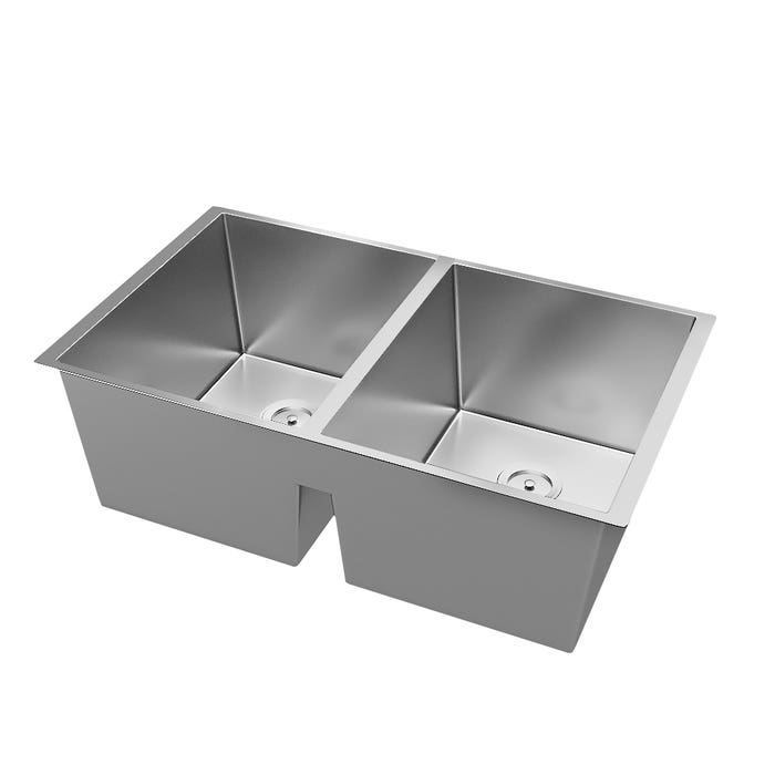F003HK2 Stainless Steel Double Basin Kitchen Sink