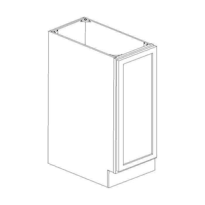 York Driftwood Grey Base Full Height Door Cabinet 12"