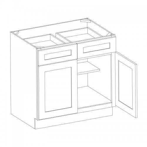 York Driftwood Grey Base Cabinet 30"