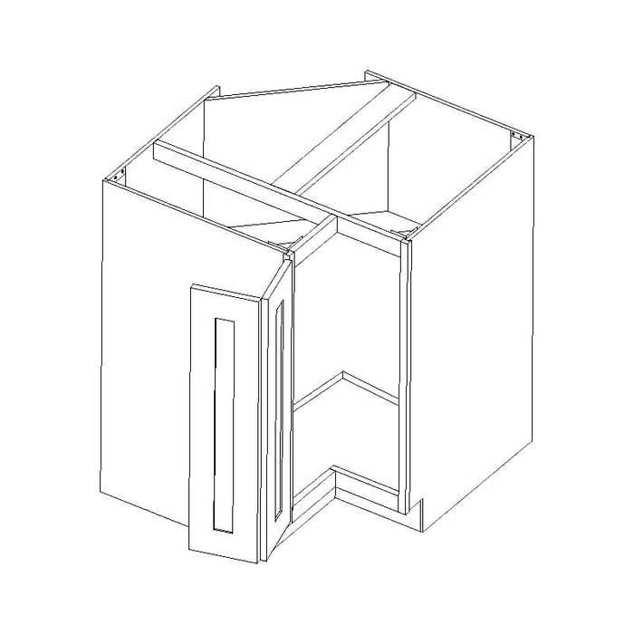 York Driftwood Grey EZ Reach Base Corner Cabinet 33"