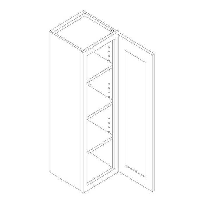 York Driftwood Grey Wall Cabinet 21"W x 42"H