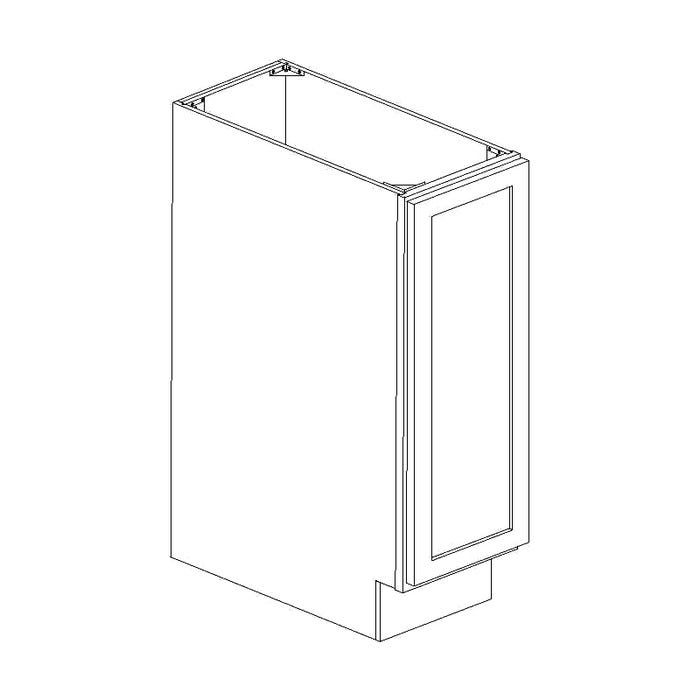 Grey Shaker Elite Base Full Height Door Cabinet 9"