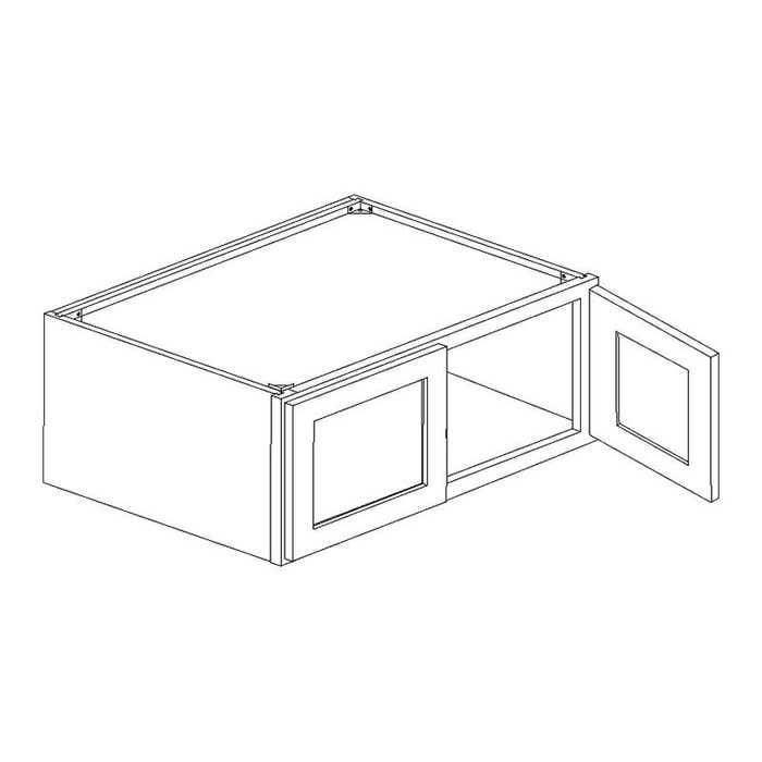 image_3-895-1.jpg Summit Shaker White Refrigerator Wall Cabinet 36"W x 15"H x 24"D